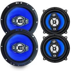 KIT 2 PARES DE ALTO-FALANTES QUADRIAXIAL 4 POLEGADAS E 6 POLEGADAS 55W 4 OHMS ORION