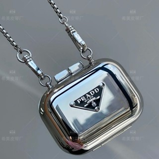 Prada Saco Coreano Estilo Metal Mini De Com Corrente De Bolsa Pequena Ombro Decorativa Versátil Fone De Ouvido