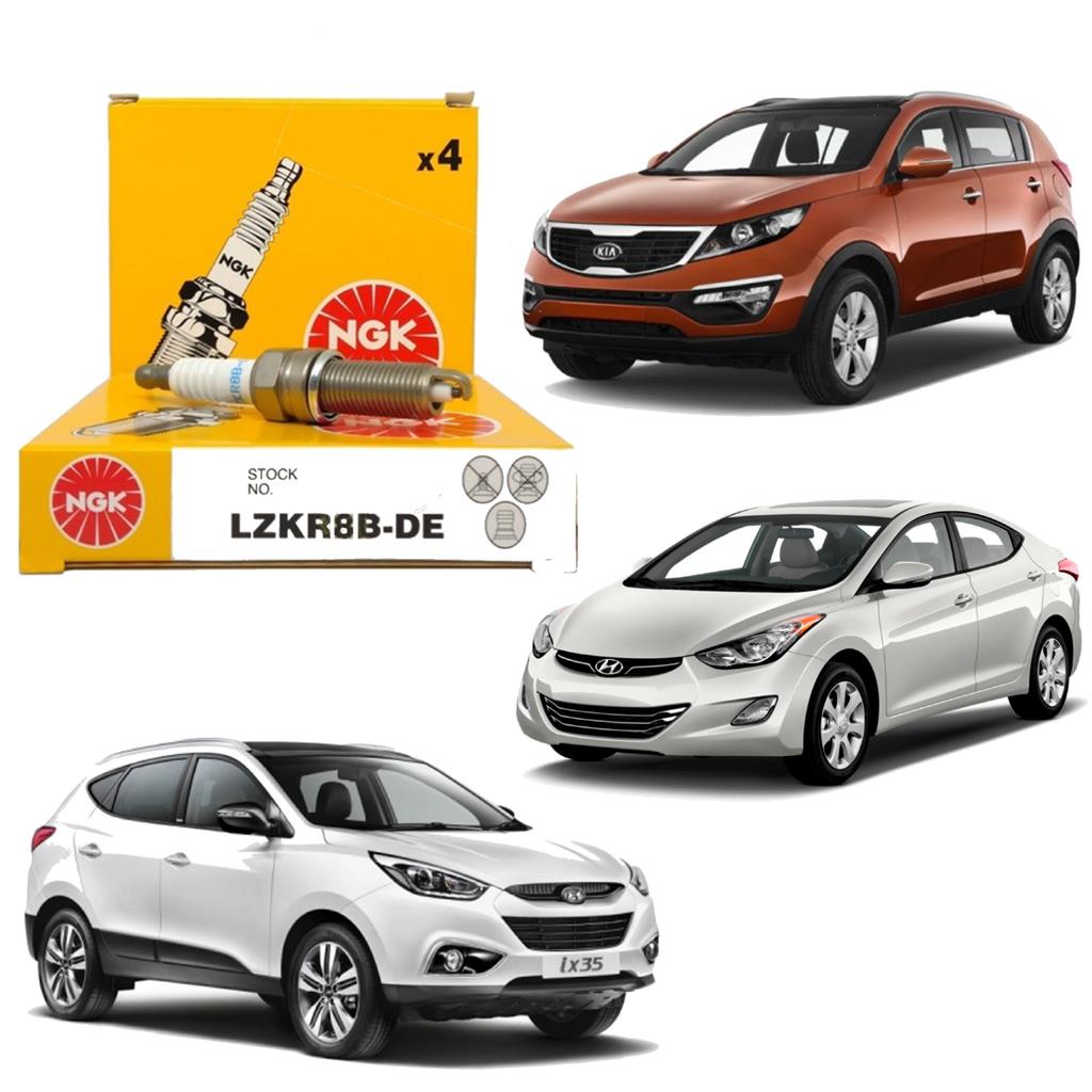 Jogo Vela Ignicao Hyundai/kia Elantra/ix35/sportage 2.0 16v
