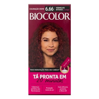 Tintura Creme Biocolor Vermelho Intenso 6.66 Mini Kit