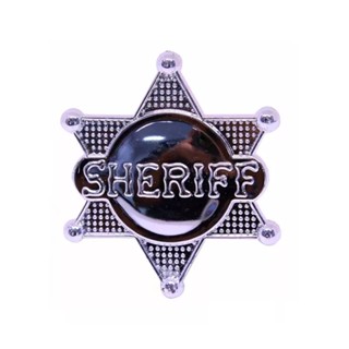 Distintivo de Xerife Fantasia 5,5cm