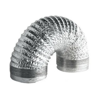 1 Metro Duto 150mm Flexível Aluminizado Tubo para Exaustor - Sicflux