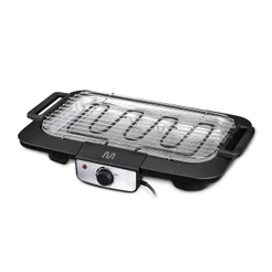 Churrasqueira Elétrica Multi 220V com Controle de Temperatura Inox 2000W Preto - GO132