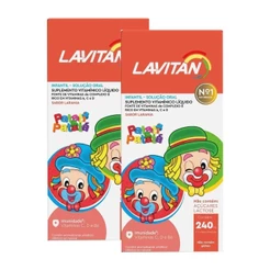 Kit 2 Unidades Lavitan Kids Laranja 240ml