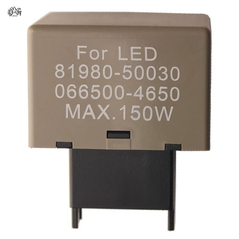 Acessórios Para Carros Relé Pisca-Eletrônico De 8 Pinos Lâmpada Toyota Lexus LED 81980-50030 066500-4650