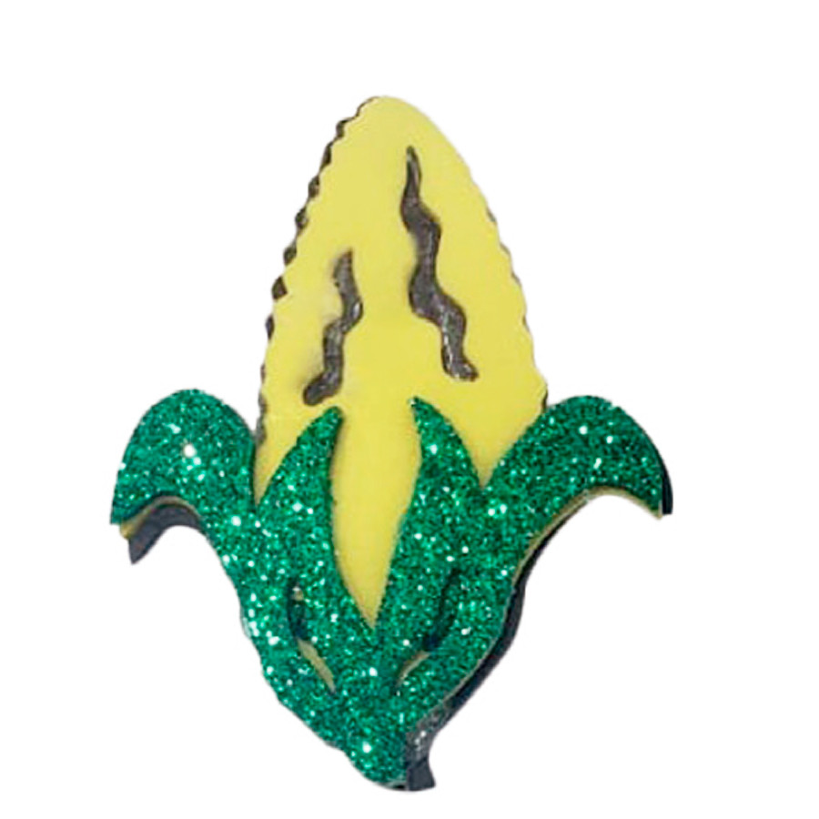 Aplique de Eva - Milho Glitter - Festa Junina - 5,3x4cm - 10 unidades - Rizzo em Oferta na Shopee