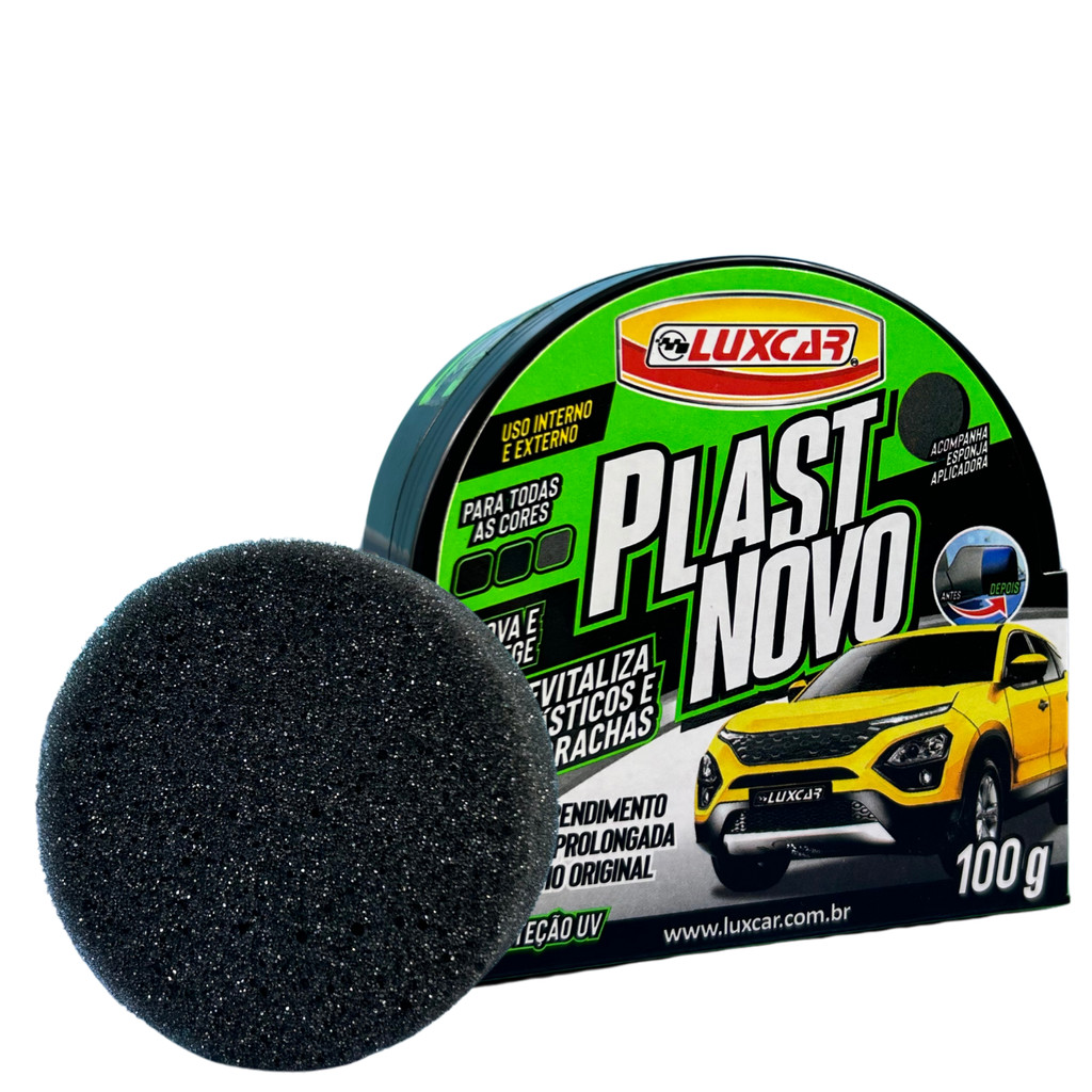 Renovador De Plasticos E Borrachas Luxcar Brilho Original em Oferta na Shopee