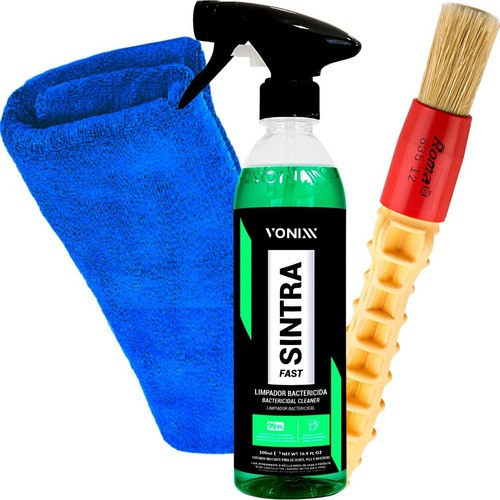 KIT SINTRA FAST LIMPADOR + PINCEL DE LIMPEZA + PANO VONIXX em Oferta na Shopee