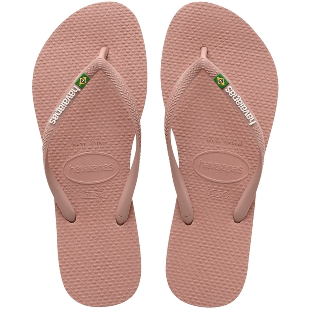 Chinelo Havaianas Slim Brasil Feminino - Rosa - Women Shoes