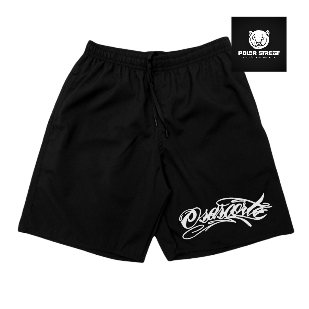 Bermuda Short Tectel Osascorte Grau Favela Motoqueiro Academia
