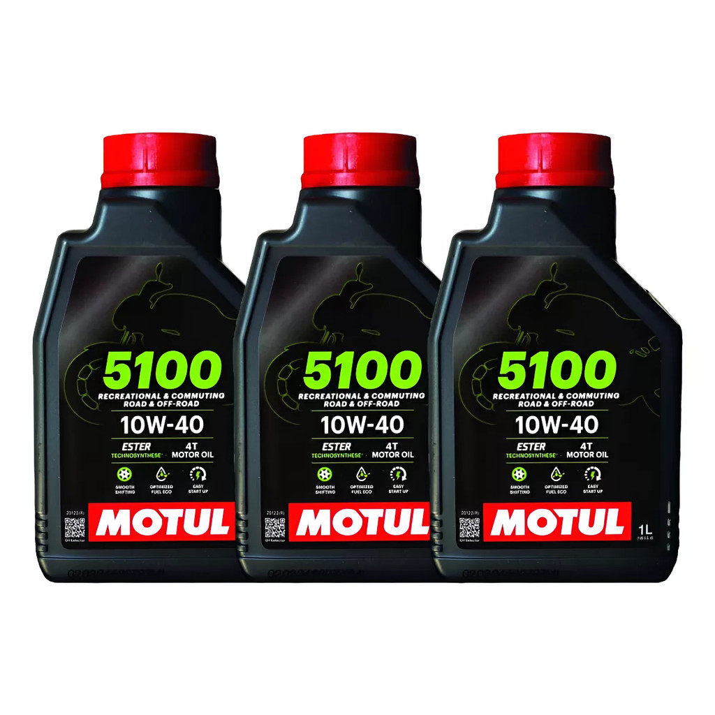 KIT 3 OLEO MOTUL 5100 4T 10W40 em Oferta na Shopee