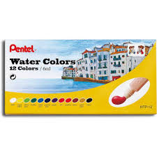 Tinta Aquarela Water Colors 6ml Pentel