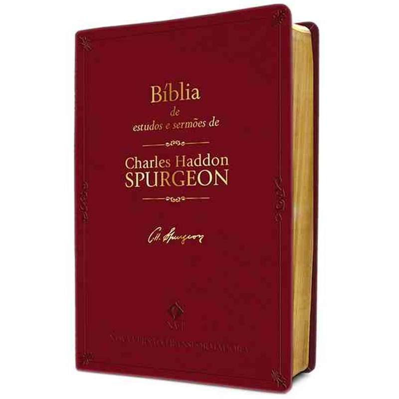 Bíblia De Estudos E Sermões De C. H. Spurgeon | Nvt | Letra