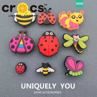 Jibbitz cross charme sapato Buckle Hole Shoe Accessories Bee Ladybug Dragonfly Libélula Fivela Decorativa de Insetos