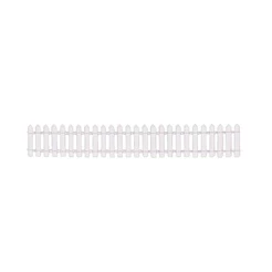 Enfeite Decorativo - Mini Cercado Branco - 5x90cm - 1 unidade - Artlille - Rizzo