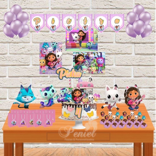 Kit Festa Só Um Bolinho Aniversário A Casa Mágica Da Gaby em Oferta na Shopee