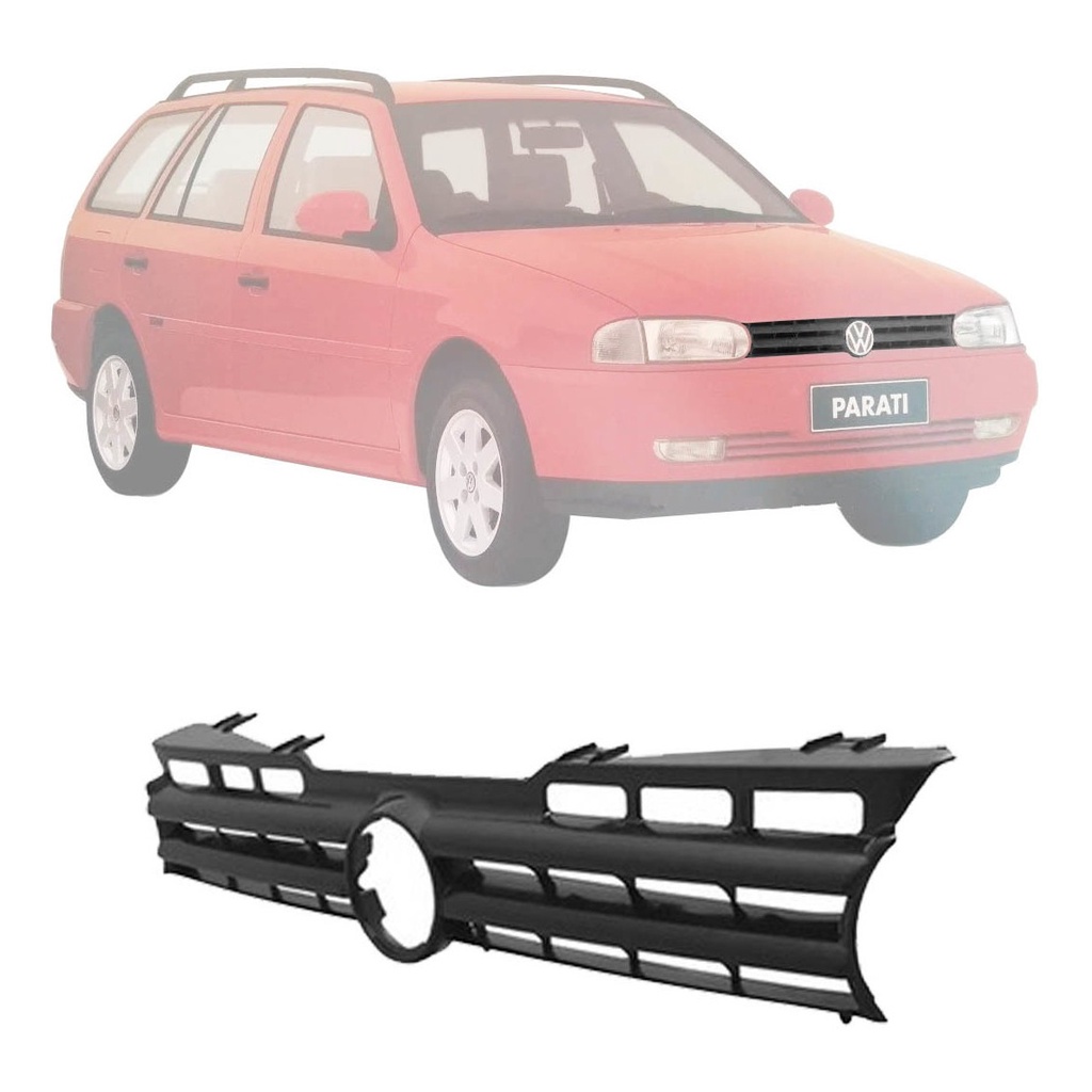 Grade Dianteira Vw Parati Bola G2 1994 1995 1996 1997 1997 1999 Preto