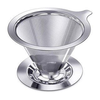 Filtro De Café Coador Inox 103 Grande Reutilizável Sobre