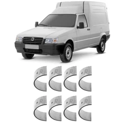 Bronzina Casquilho Biela 0.75 Fiorino Prêmio Uno 85 a 2004 Metal Leve SBB407