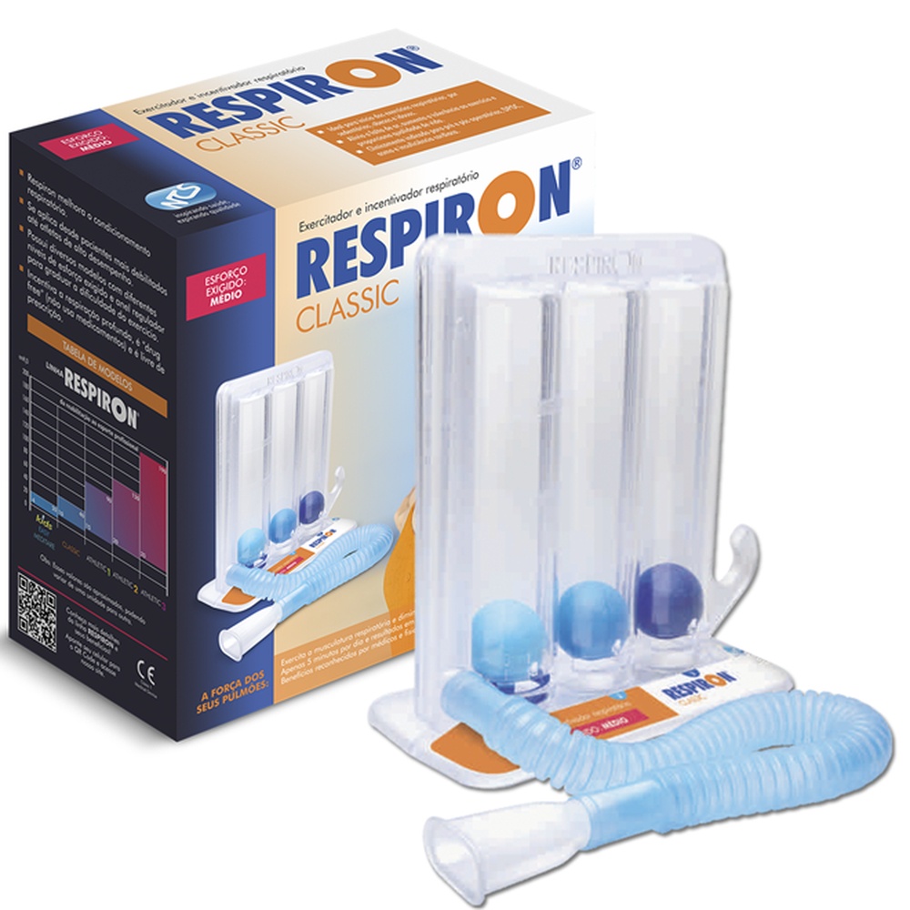 Respiron Exercitador Respiratório Treinador de Respiração Tens Fisioterapia Classic NCS em Oferta na Shopee