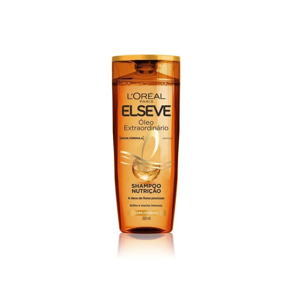 Shampoo Elseve Óleo Extra Nutrição 200ml em Oferta na Shopee