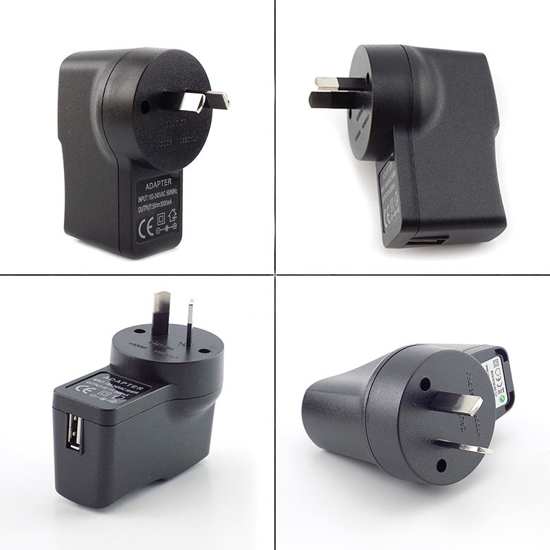 Austrália AU Plug Adaptador 5V 1A 2A 3A USB Carregador De Parede Fonte Alimentação Viagem AC Carregamento Universal BRH1