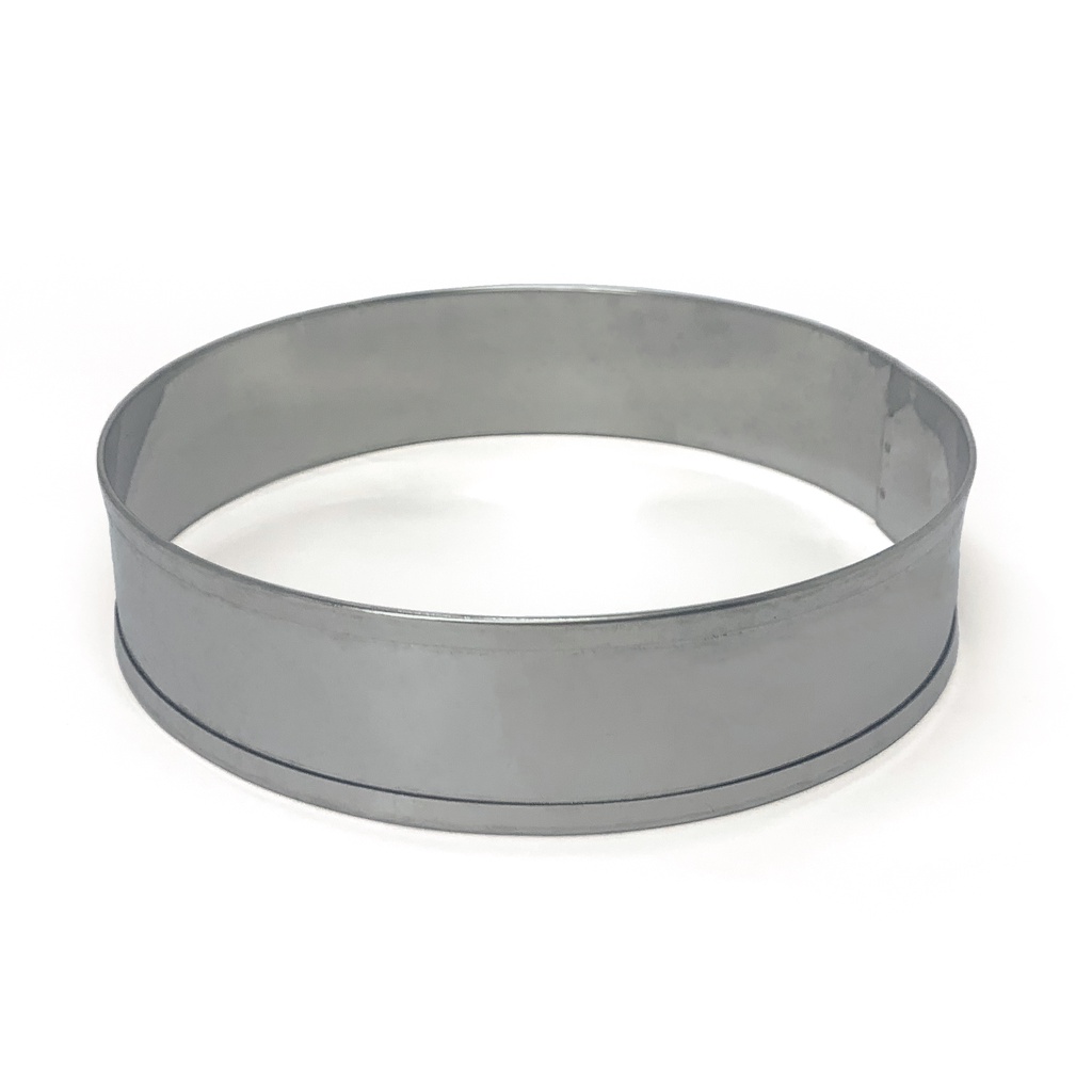 Forma em inox aro 16,50 cm para pão de hambúrguer bauru misto quente xis