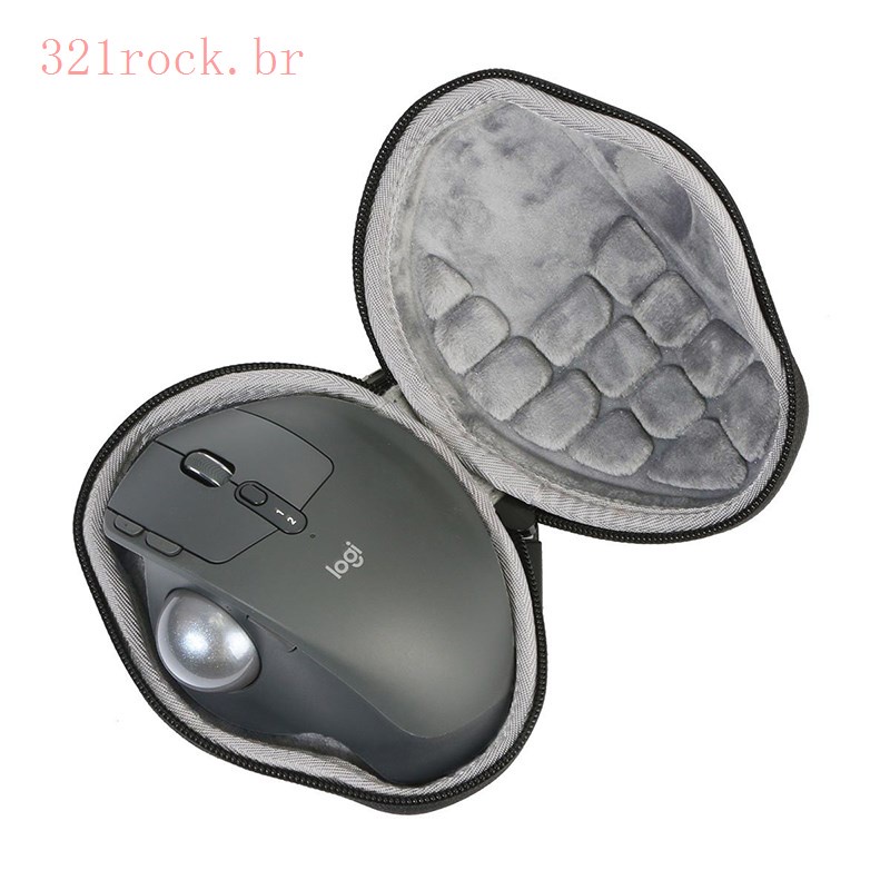 Adequado para Logitech ERGO M575 Mouse Trackball Mouse sem fio Bluetooth Mouse Trackball Mouse Storage Bag Bolsa protetora resistente a choques