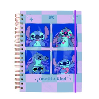Caderno Smart Colegial 10 Matérias Stitch Disney DAC