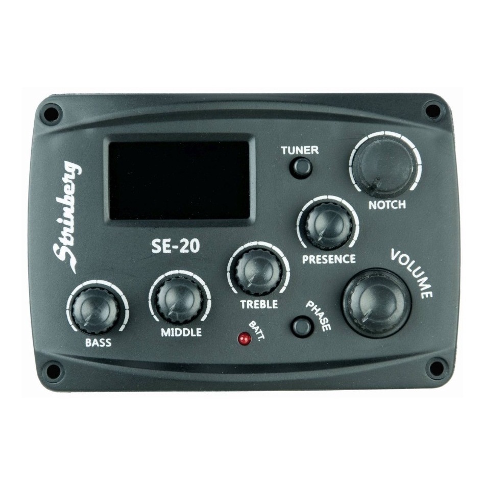 Kit Pre Amplificador Completo Para Violao Strinberg Se-20