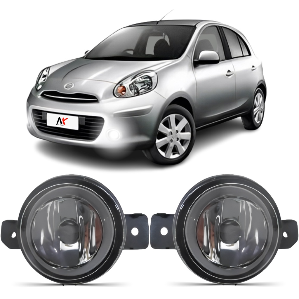 Farol Milha Nissan March 2013 2014 2015 2016 2017 á 2019 em Oferta na Shopee