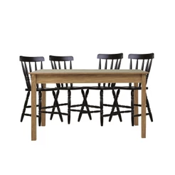 Mesa de Jantar Ditália com 4 Cadeiras JA-225