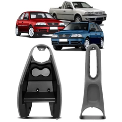 Porta Copos Objetos Console Central Gol Saveiro Parati G3 2000 2001 2002 2003 2004 2005 Cinza Flanel