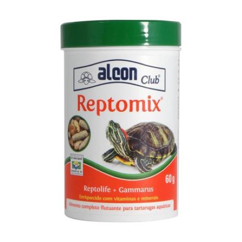 Ração Alcon Club Reptomix para Tartarugas Aquáticas 60g