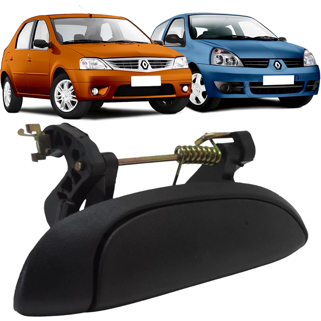 Maçaneta Externa Clio 2005 a 2016 Mégane Hatch Logan 2007 a 2013