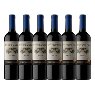 Kit Vinho Chileno Reservado Malbec - 6 Garrafas