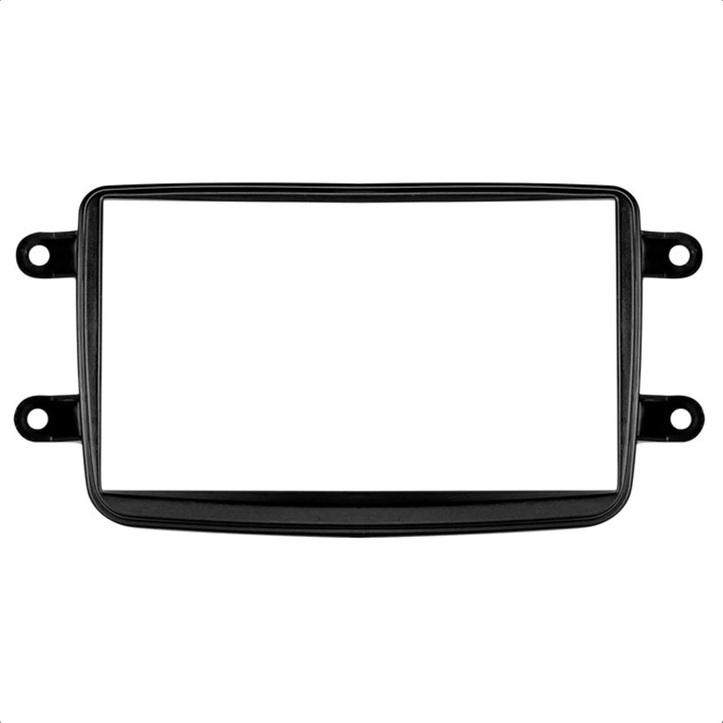 Moldura 2 Din Preto Duster Dynamique Sandero Expression Sandero Privilege 2011 Até 2020 Expex - EPX 252 em Oferta na Shopee