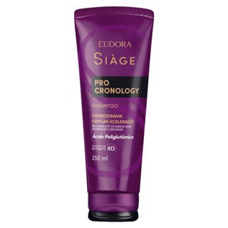 Shampoo Eudora Siàge Pro Cronology Cronograma Capilar Acelerado 250ml