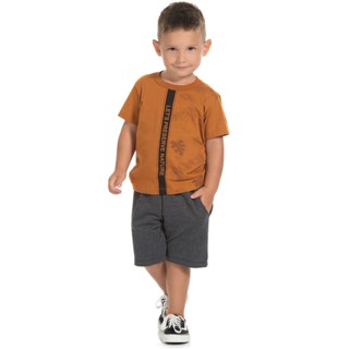 Conjunto Infantil Masculino Folhagem