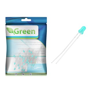 50x Led Alto Brilho 3mm - Projetos em Geral - Branco