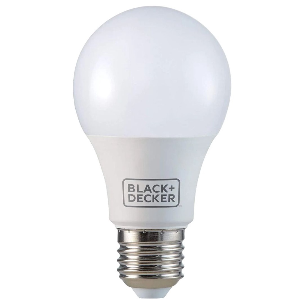 Lâmpada Led Bulbo A60 11W Luz Branca 6500K 1018 lumens Black Decker em Oferta na Shopee