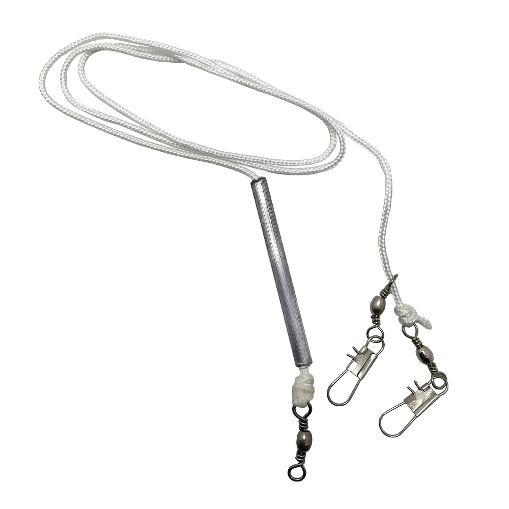 Chicote Para Espada Corda Nylon Com Chumbada e Giradores Snap