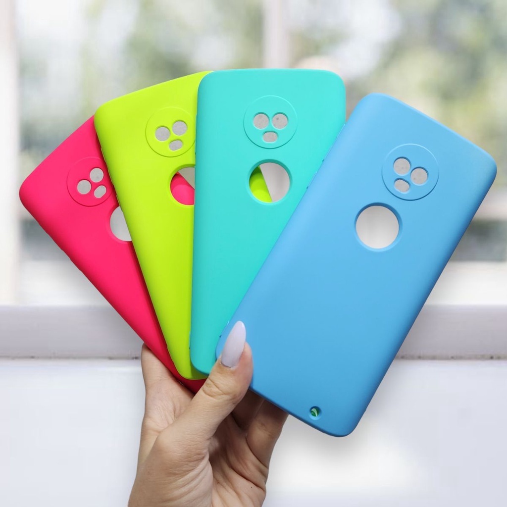 Capa Para Motorola Moto G6 Plus Silicone Aveludada em Oferta na Shopee