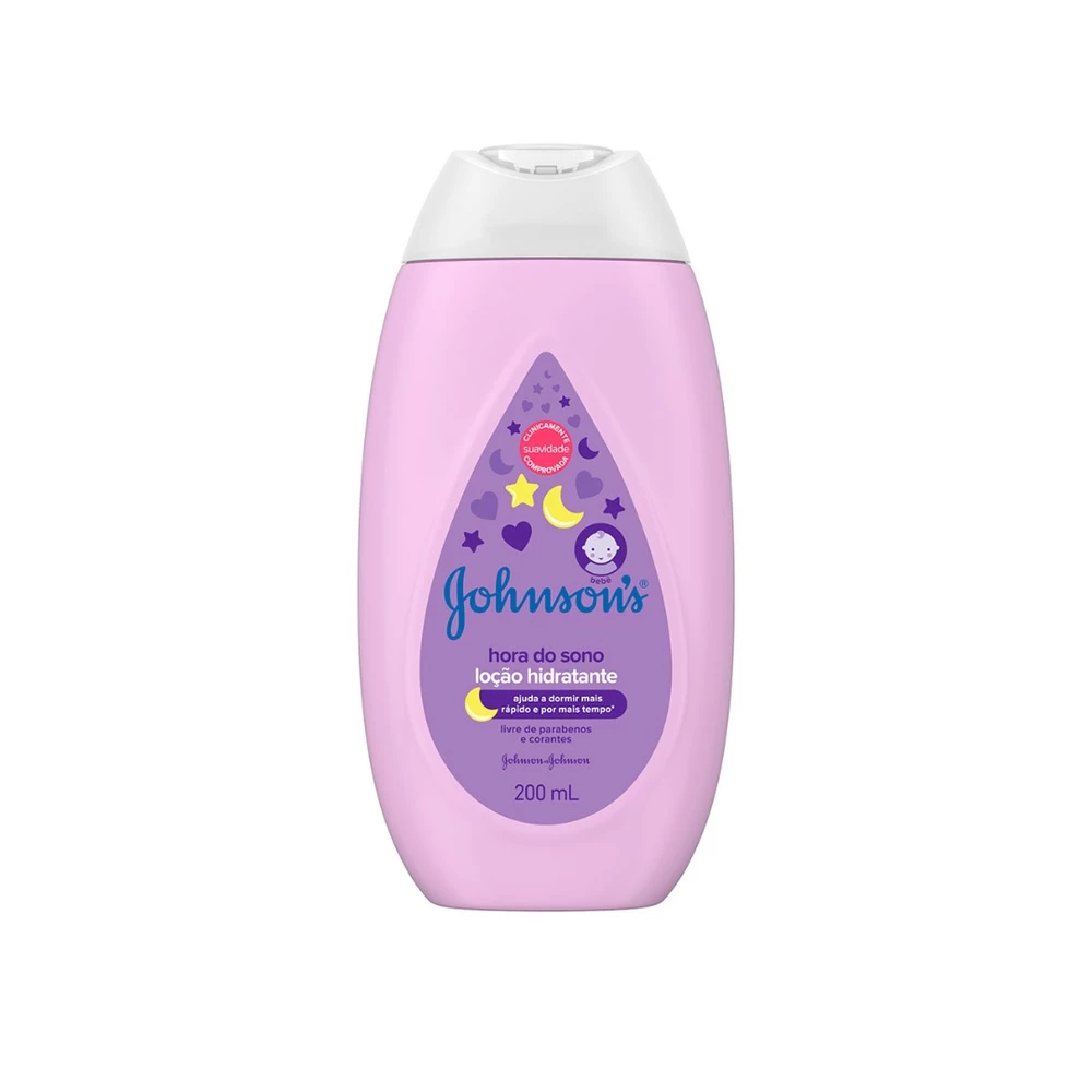 LOÇÃO HIDRATANTE CORPORAL JOHNSON'S BABY HORA DO SONO COM 200ML