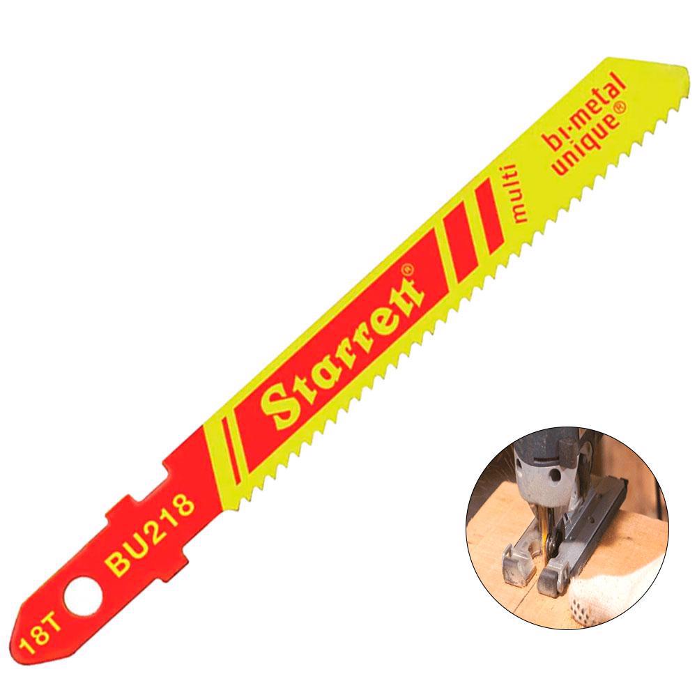 Lâmina de Serra Tico-Tico Bi-Metal 18 Dentes BU218-20 Starrett em Oferta na Shopee
