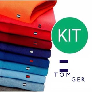 Kit Com 04 Camisas Polo Masculina Tm G1 G2 G3