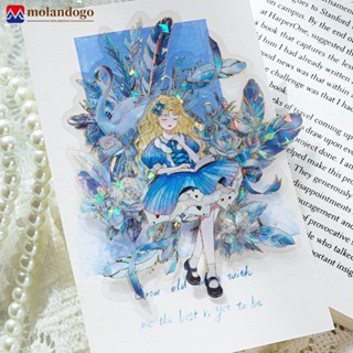 MOLANDOGO 20Pcs/Pack Materiais PVC Penas Série Adesivos DIY Scrapbooking Collage Journal Decor Vintage Papelaria U9Z9
