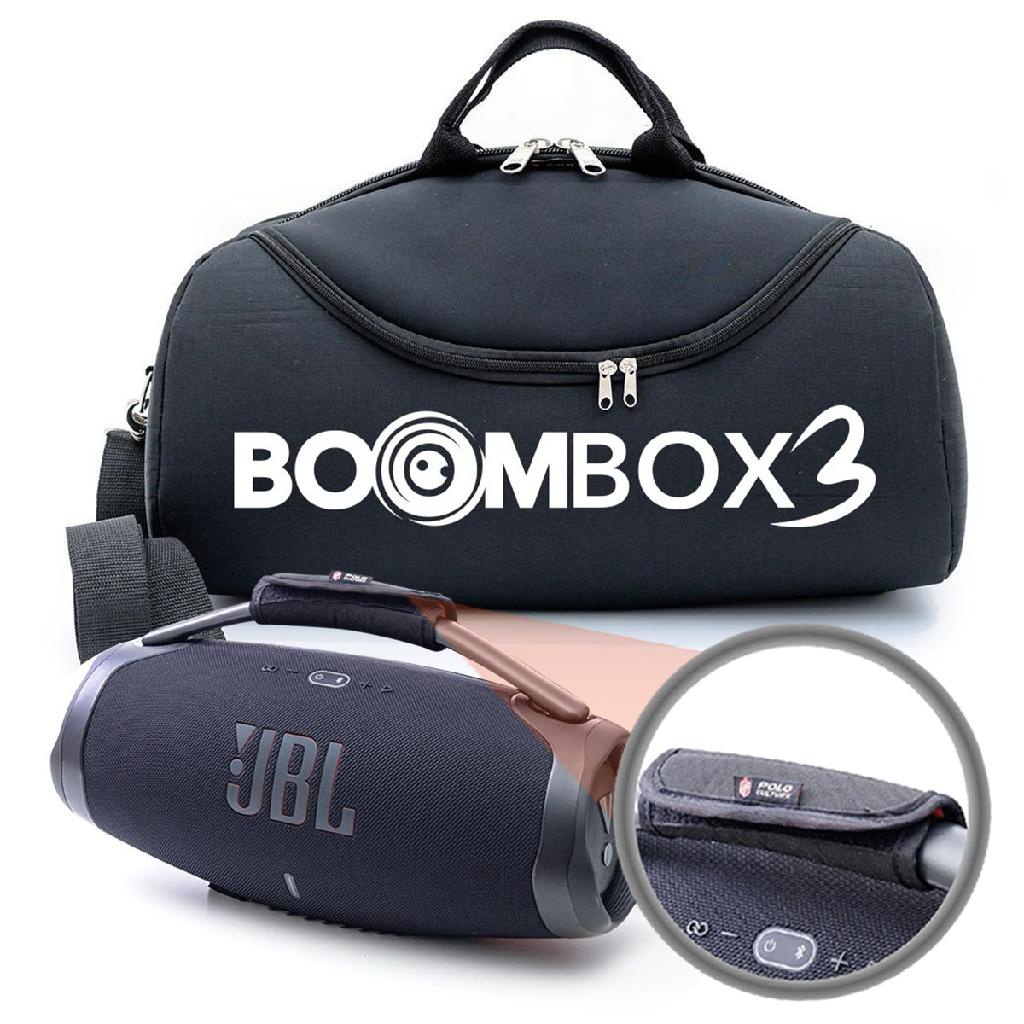 Kit Bolsa Case Capa Para Jbl Boombox 3 + Protetor de Alça e Ombro Envio Já