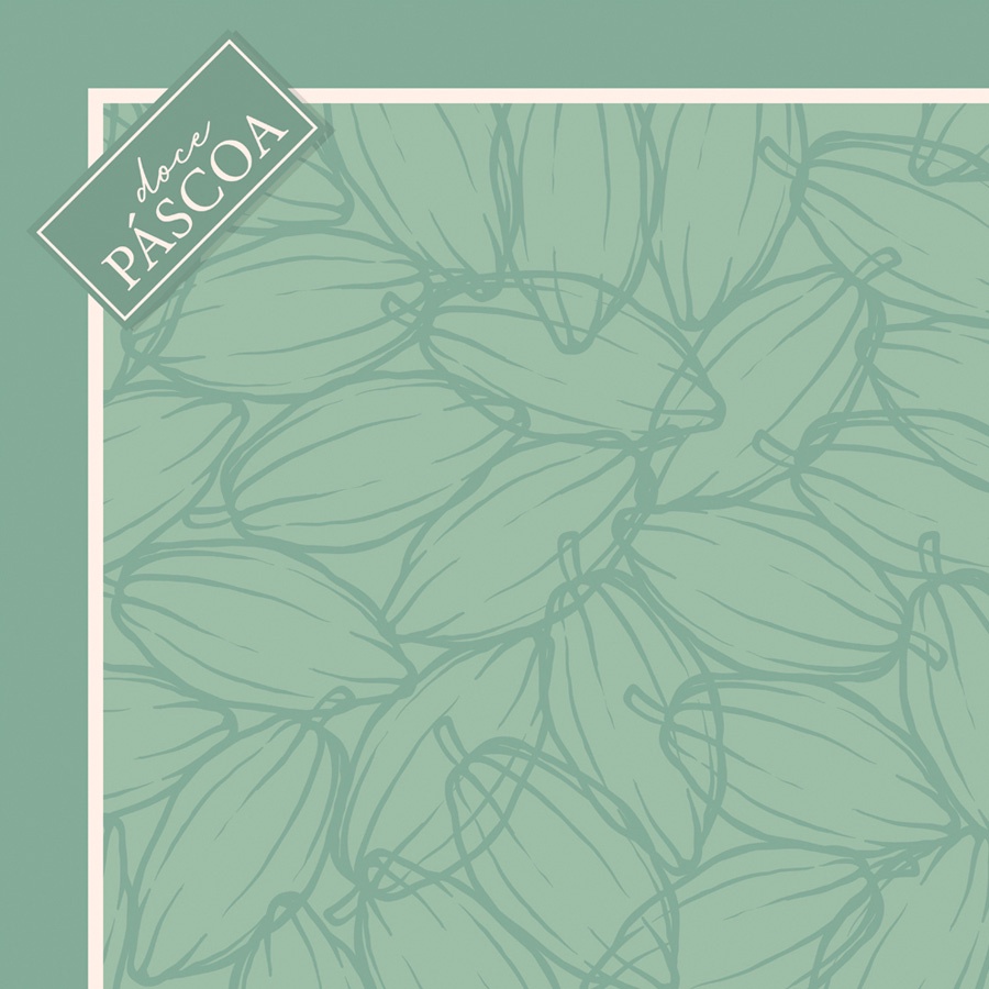 Saco Express 39x39cm para Ovos de 350g a 500g - Chocolux Aqua - 25 unidades - Cromus - Rizzo Distribuidora