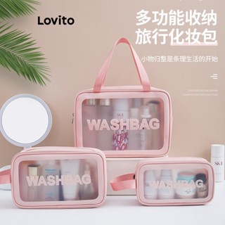 Lovito Bolsas De Maquiagem Fáceis De Transportar De Alta Capacidade À Prova De Água De Beleza Para Mulheres LBT01067
